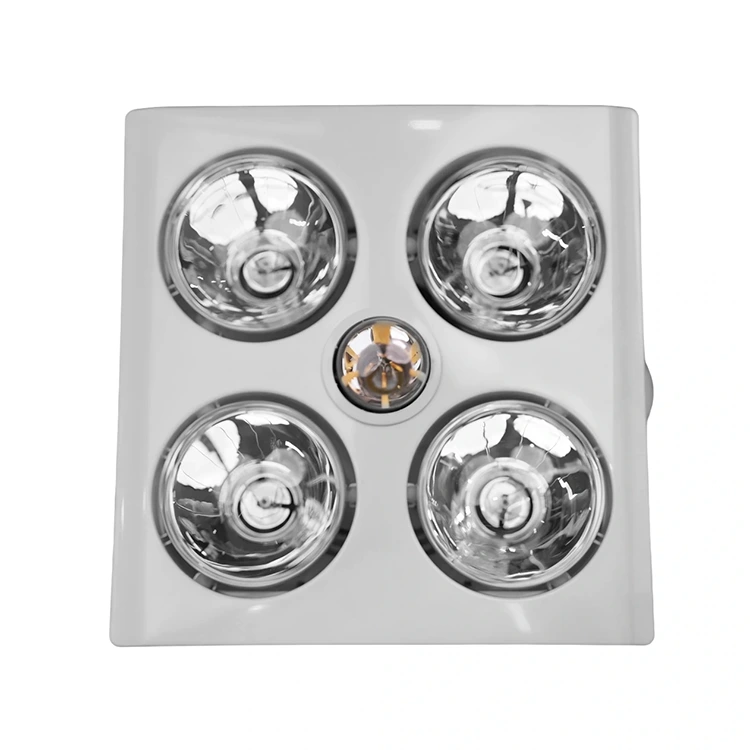 Calentador infrarrojo con 4 lámparas calefactoras