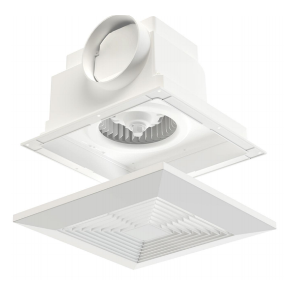 Extractor de aire silencioso para baño de 100 CFM